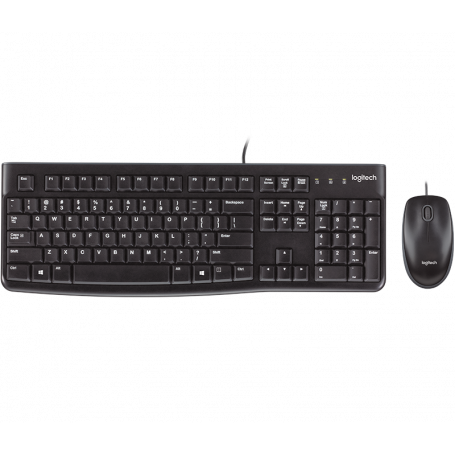 Pack Clavier souris filaire Logitech Desktop MK120