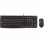 Pack Clavier souris filaire Logitech Desktop MK120