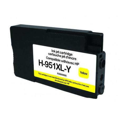 Cartouche compatible HP 951 XL JAUNE