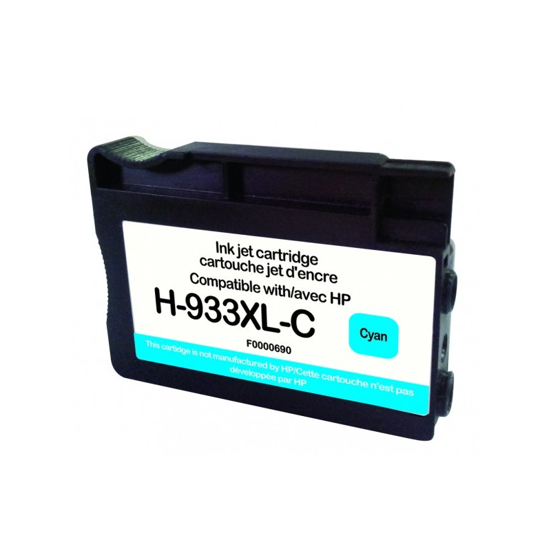 HP 933XL Cyan cartouche d'encre Original Photo cyan 1 pièce(s