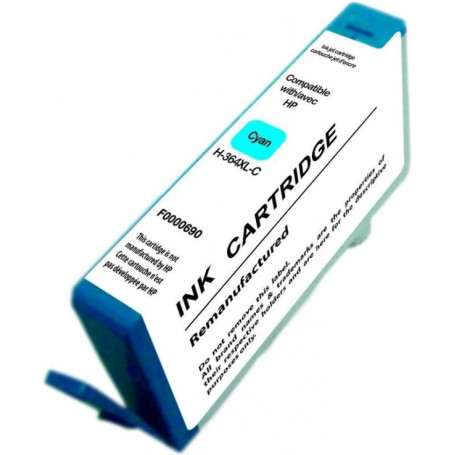 Cartouche compatible HP 364 XL CYAN 12ML