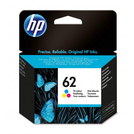 HP 62 cartouche d'encre trois couleurs originale