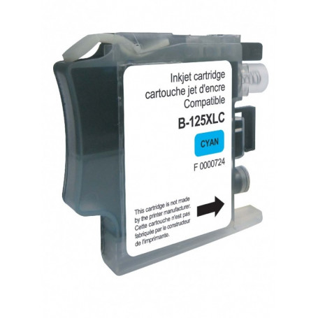 Cartouche compatible Brother LC125XL CYAN