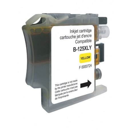 Cartouche compatible Brother LC125XL JAUNE