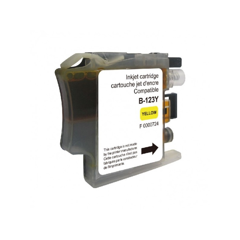 Cartouches D'encre Brother LC123 Compatibles - Pack De 12 - Noir/Cyan