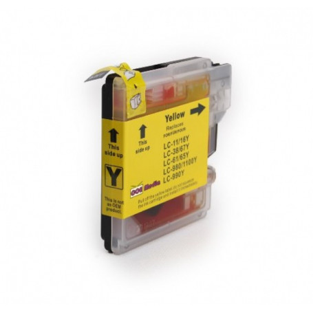 Cartouche compatible Brother LC1100-980 JAUNE