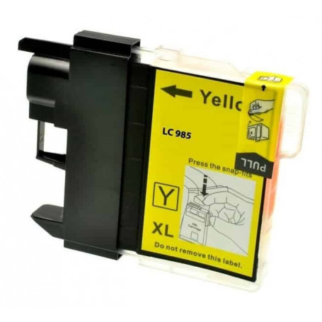 Cartouche compatible Brother LC985 JAUNE
