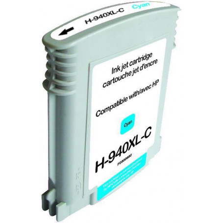 Cartouche remanufacturée HP 940 XL Cyan UPRINT