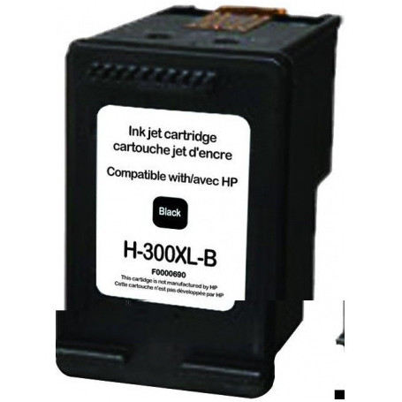 HP 300 cartouche d'encre Noir Remanufacturée UPRINT