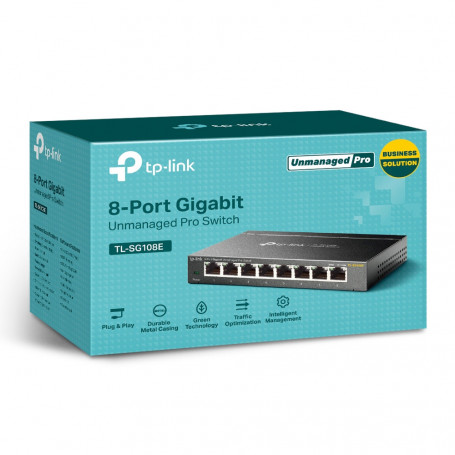 D-Link Switch 8 ports Gigabit - Plastique - DGS-1008D - Switch réseau - Rue du Commerce