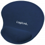 Tapis de souris avec repose poignet en gel Logilink (Bleu)