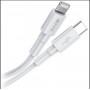 Câbles Data pour Apple Type-C to Lightning PD 18W 1,2m Blanc