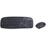 Pack Clavier - Souris Sans Fil WE Deluxe Noir