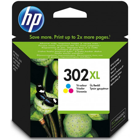 HP 302XL cartouche d'encre trois couleurs originale