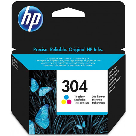 HP 304 cartouche d'encre trois couleurs originale
