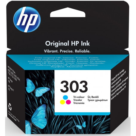 HP 303 cartouche d'encre trois couleurs originale