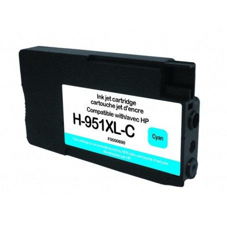 Cartouche compatible HP 951 XL CYAN