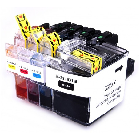 Cartouche d'encre compatible Brother LC3219XL Pack