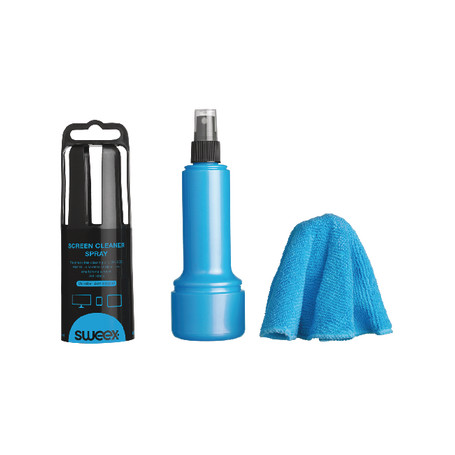 Nettoyant pour écran LCD Sweex CS200 150ml avec lingette microfibre (Bleu)