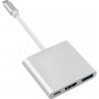 Adaptateur USB 3.0 Type C Maclean MCTV-840 vers HDMI, Hub 2 ports