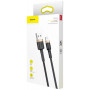 Cable USB Lightning Baseus Nylon Noir/Gold 3M