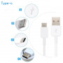 Cable USB TYPE-C Charge rapide Samsung Blanc