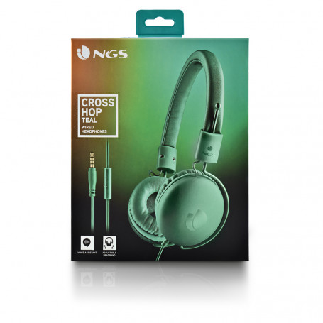 Casque Micro NGS Croos Hop (Vert)