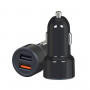 Chargeur allume cigare CONNECT QC 3.0 /2.4A noir