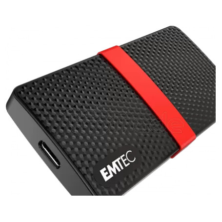 Disque SSD externe USB 3.1 Emtec X200 - 256Go (Noir)