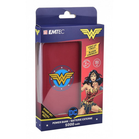 Batterie externe USB Emtec Essentials Wonder Woman - 5000mAh
