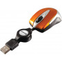 Mini Souris filaire (rétractable) Verbatim Go Mini (Orange