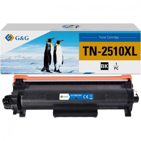 TN2510XL - toner compatible Brother - noir
