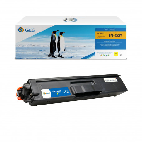 Toner laser compatible Brother TN-423 JAUNE