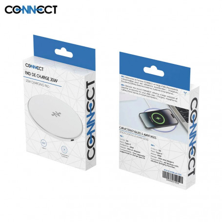 Pad de Charge à Induction CONNECT 20W MC-CI20WB01 Blanc