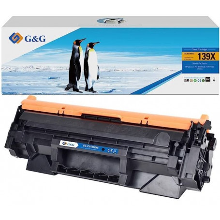 Toner laser compatible HP 139X Noir